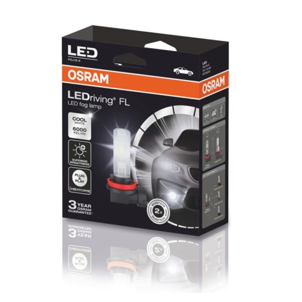 OSRAM lemputė H11/H8/H16 12V 8.2W PGJ19-X