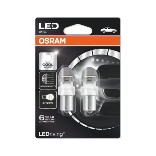 OSRAM lemputė LED 2W 12V BA15S 5XBLI2 4K