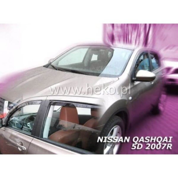 Vėjo deflektoriai NISSAN QASHQAI 5D 2007-2013