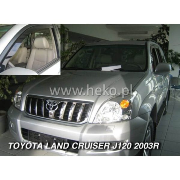 Vėjo deflektoriai TOYOTA LAND CRUISER 120 5D 2003-2009