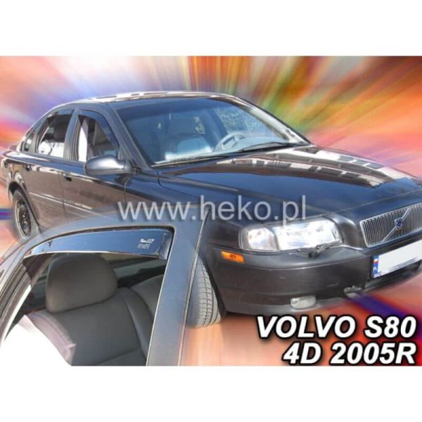 Vėjo deflektoriai VOLVO S80 I 4D 1998-2006