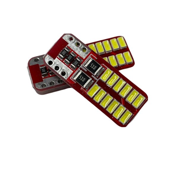 LED lemputės T10 24led